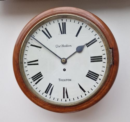 Charles Haddon, Taunton Fusee Dial Wall Clock