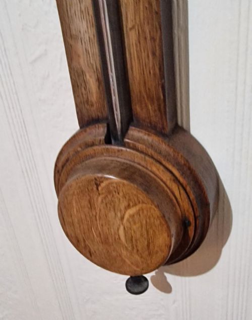 A FARMERS NEGRETTI ZAMBRA STICK BAROMETER - ADDITIONAL PHOTO 1