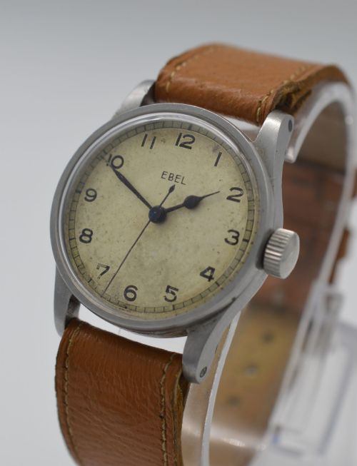 fig 1. 1942 Ebel British Military Wristwatch 6B/159 6B/234