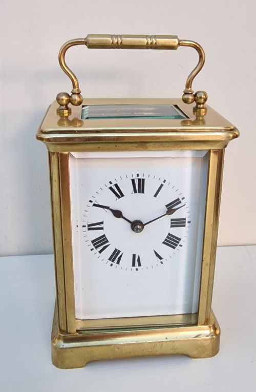 An Edwardian Brass Carriage Clock