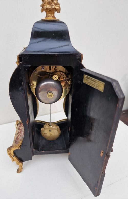 fig 1. Berger, Paris Boulle Tortoishell Mantel clock