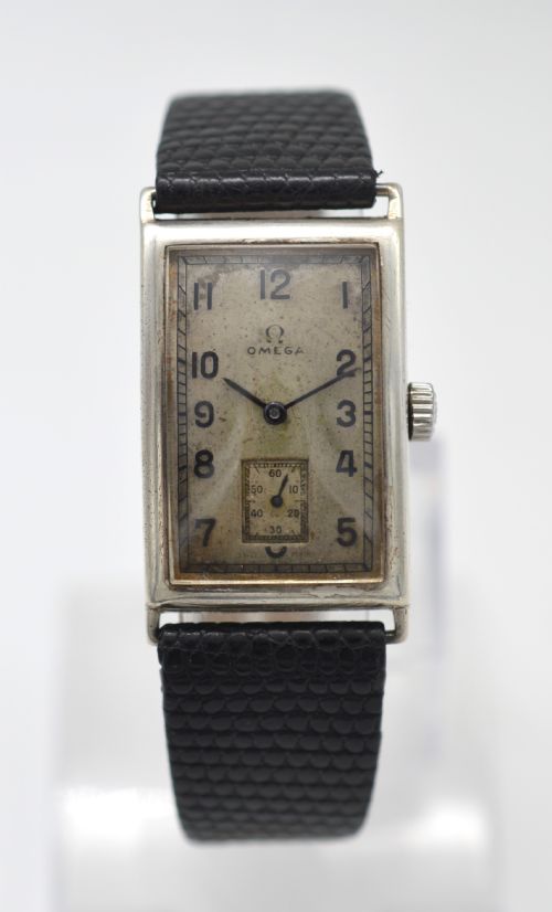 1939 Omega 'Tank' Style T17 Wristwatch