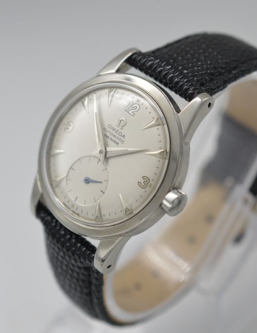 fig 1. 1949 Omega 'Bumper' Automatc Wristwatch