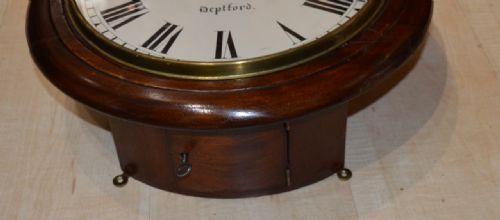 fig 1. Carr of Deptford Fusee Dial Wall Clock