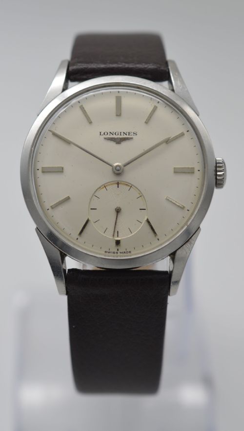1959 Longines Stainless Steel Wristwatch