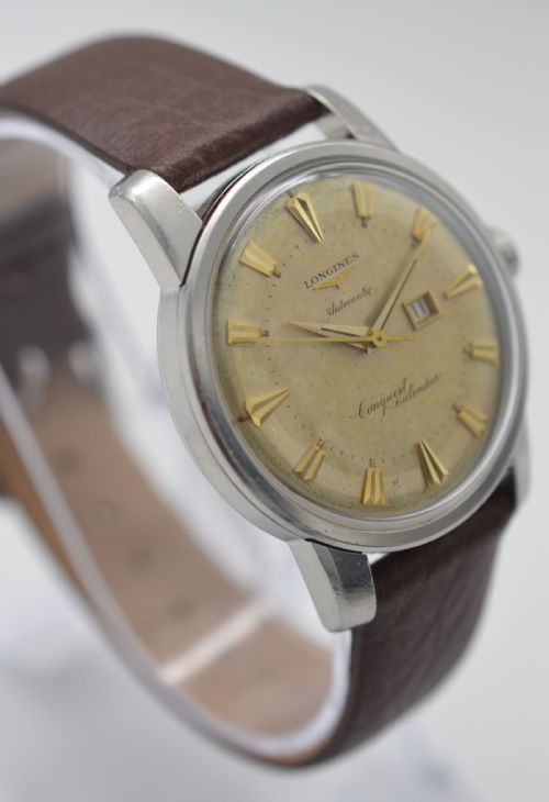 1956 LONGINES CONQUEST AUTOMATIC WRISTWATCH - ADDITIONAL PHOTO 3