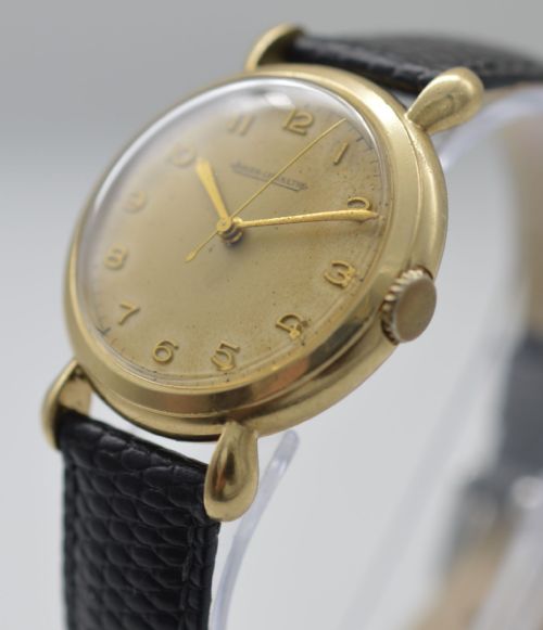 fig 1. 1951 Jaeger Le-Coultre 9K Gold Wristwatch