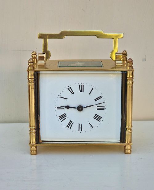 fig 1. An Edwardian Carriage Clock & Box