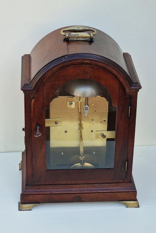 fig 1. Richard Webster, Cornhill London Georgian Bracket Mantel Clock