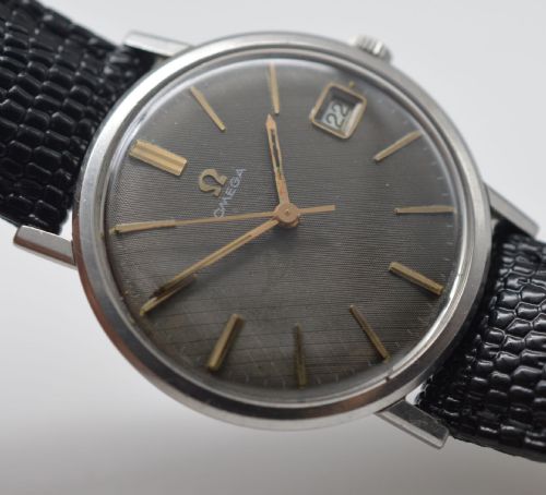 fig 1. 1966 Omega Stainless Steel Wristwatch