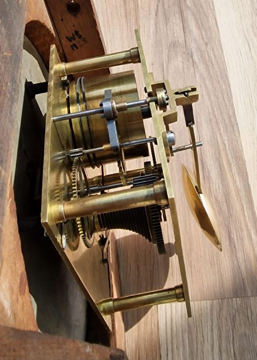 fig 1. James Schoolbred, London Small Fusee Dial Wall Clock
