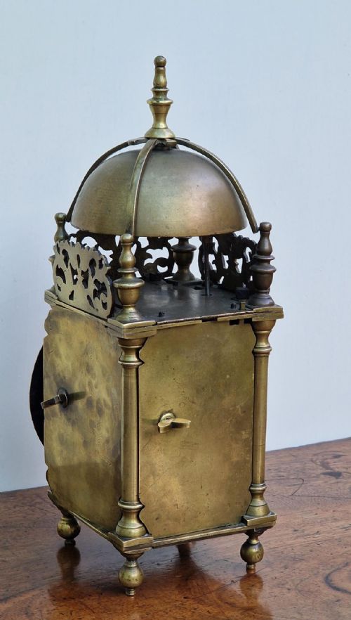 fig 1. Thomas Dyde, London 17th Century Lantern Clock