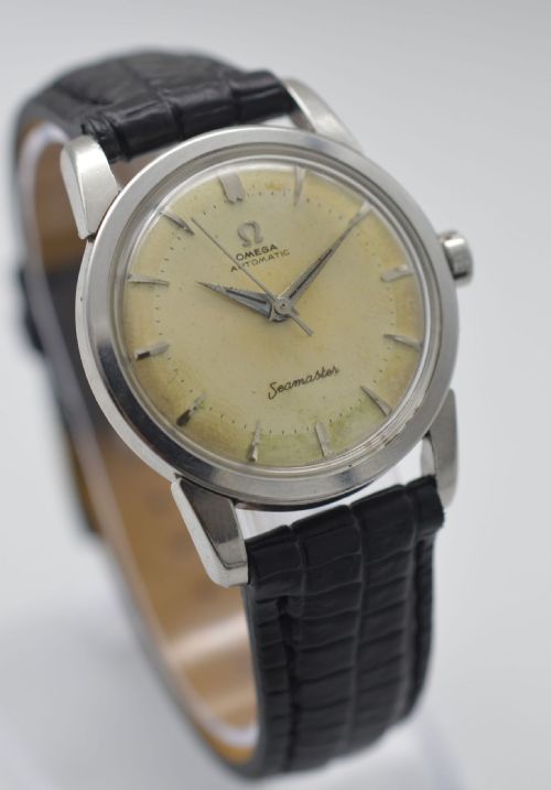 fig 2. 1956 Omega Seamaster Wristwatch with Box