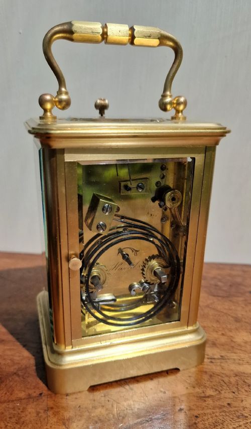 fig 1. A Margaine Striking & Repeating Carriage Clock