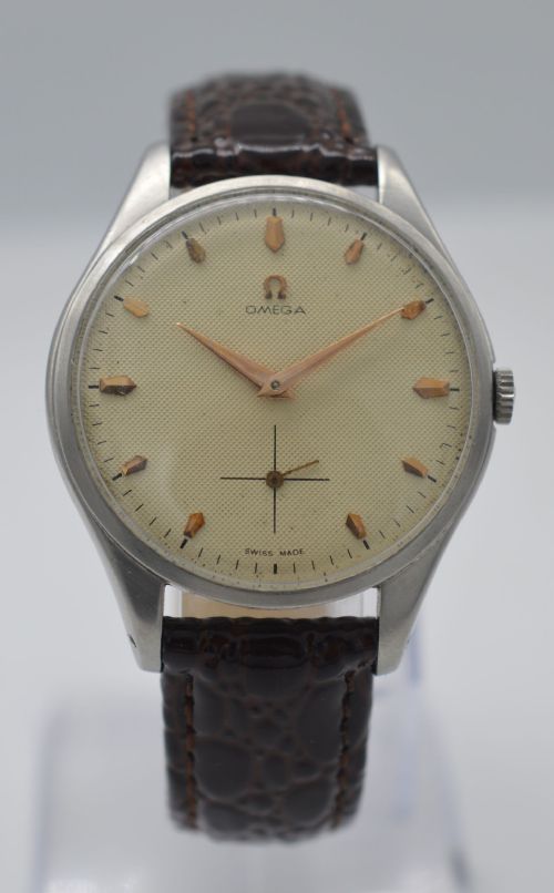 1949 Omega 'Jumbo' Stainless Steel Wristwatch