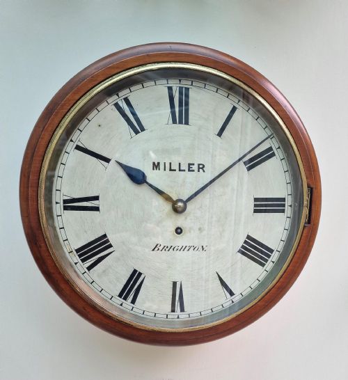 Miller of Brighton Fusee Dial Wall Clock