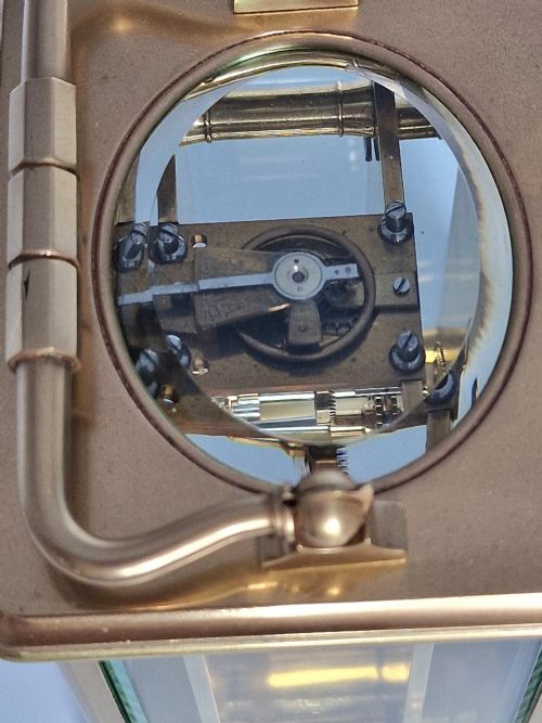 fig 1. A French Brass Carriage Clock