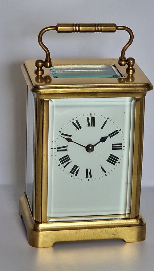A French Brass Cased Carriage Clock