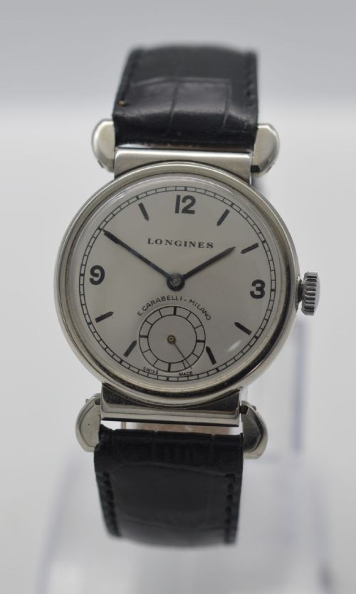 1937 Longines Stainless Steel Wristwatch