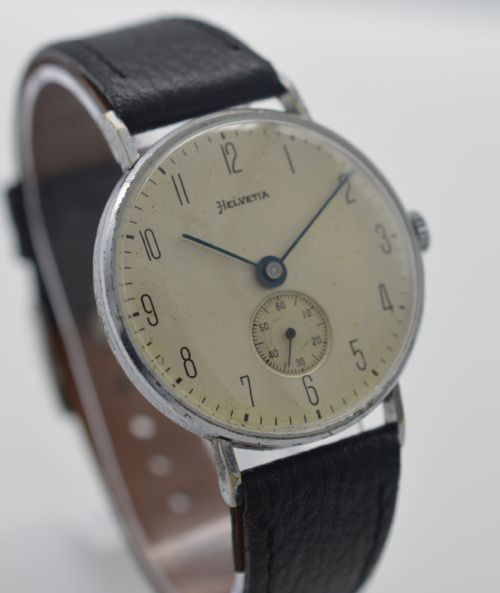fig 2. 1941 Helvetia 'Bauhaus' Style Wristwatch