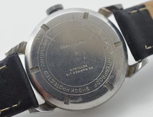 fig 2. 1940s Movado 'Claw' Cased Wristwatch