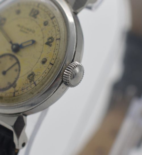 fig 2. 1940s Movado Sport 'Hooded Lugs'