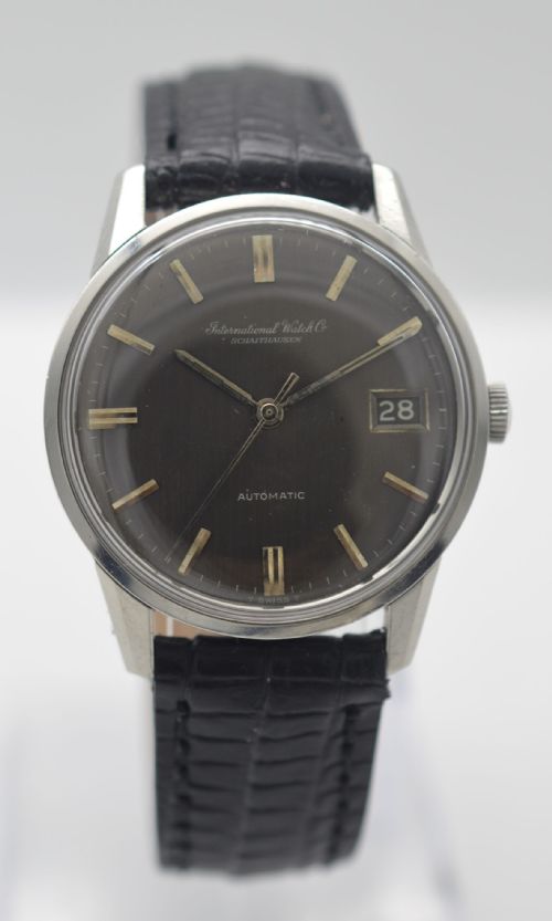 1970 Iwc Stainless Steel Automatic Wristwatch