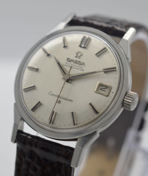 fig 1. 1962 Omega Constellation Stainless Steel Wristwatch