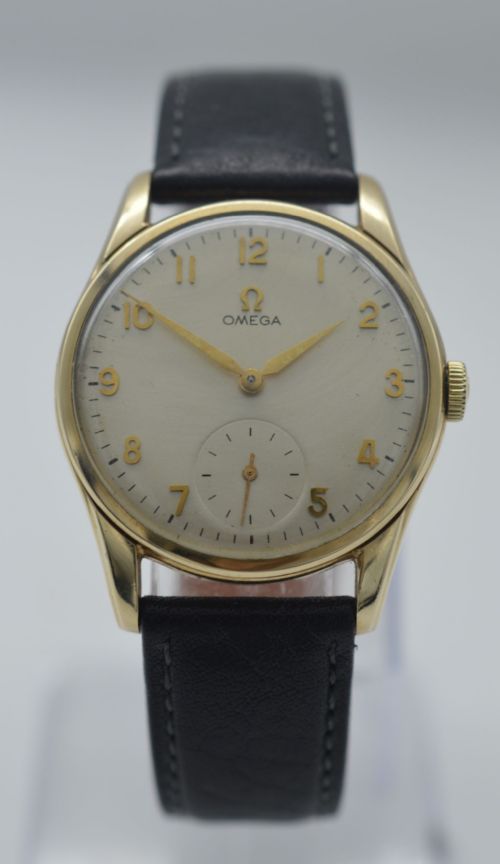 fig 1. 1960 9K Gold Omega Wristwatch