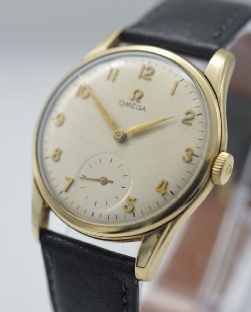 fig 2. 1960 9K Gold Omega Wristwatch