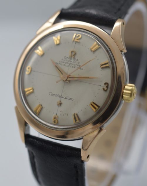 fig 2. 1954 Omega Constellation Automatic Wristwatch, Box and Papers