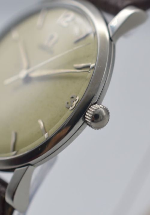 fig 2. 1958 Omega Stainless Steel Wristwatch
