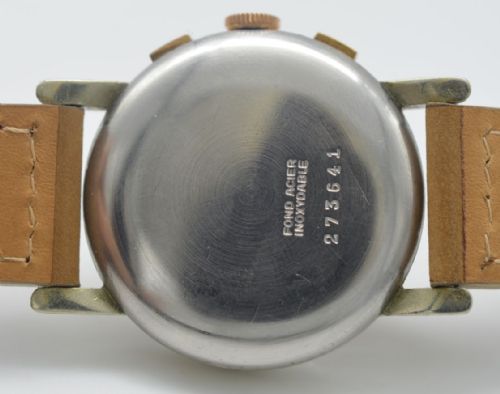 fig 2. 1950s Jolus Chronograph Wristwatch