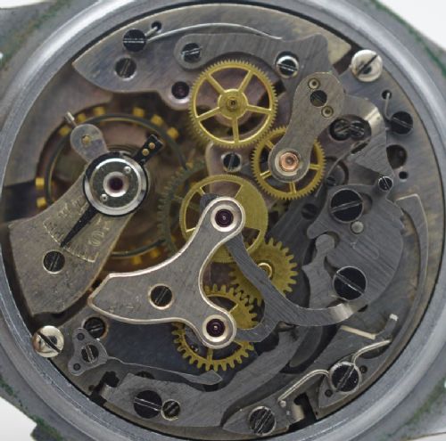 fig 1. 1950s Dogma Chronograph Wristwatch