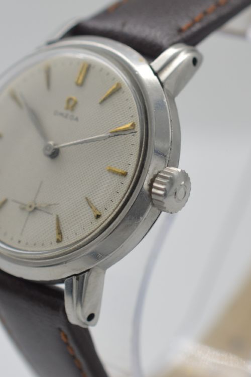 fig 2. 1941 Omega 'Honeycomb' Dial Wristwatch