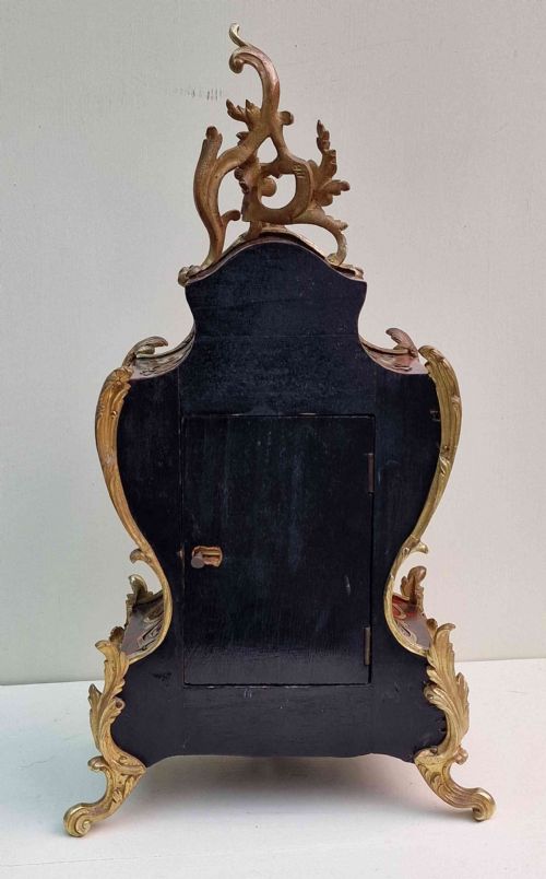 fig 1. A Boulle Inlaid Mantel Clock