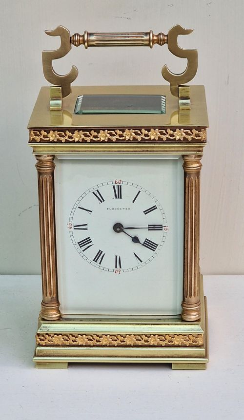fig 1. Elkington Striking Carriage Clock