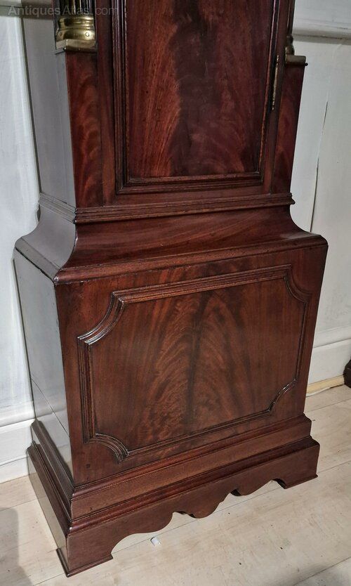fig 1. William Kemp, Lewes Georgian Longcase Grandfather Clock