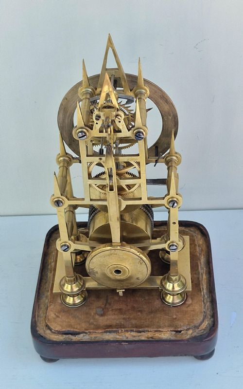 fig 1. A Victorian Skeleton Clock