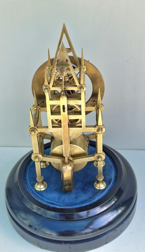 fig 1. A Victorian Skeleton Clock
