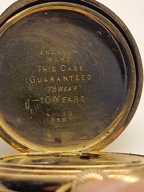 fig 1. An English Half Hunter Pocket Watch