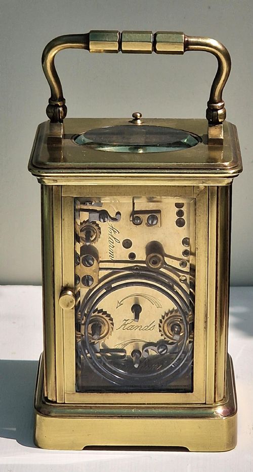 fig 1. Henri Marc Striking & Repeating Carriage Clock
