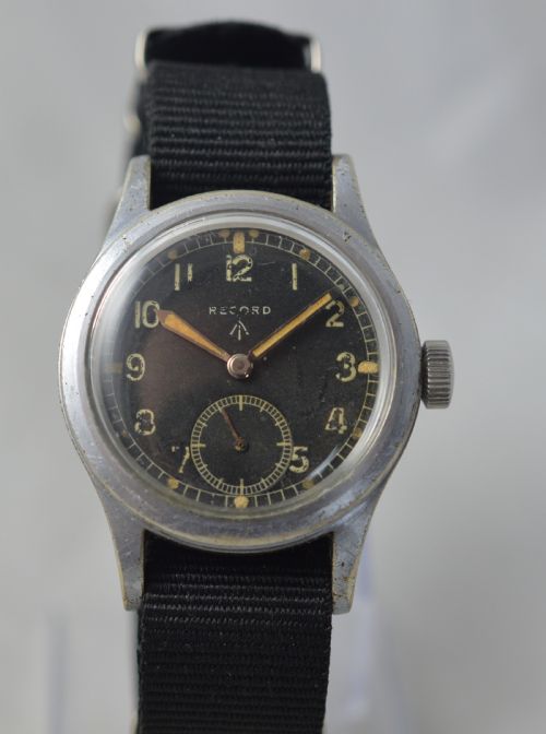 A Record Ww2 Military Wristwatch