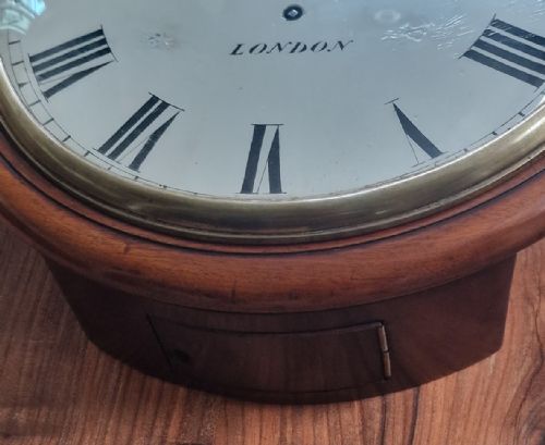 fig 1. Dent, London Fusee Dial Wall Clock
