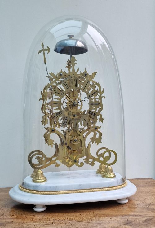 fig 1. A Victorian Skeleton Clock