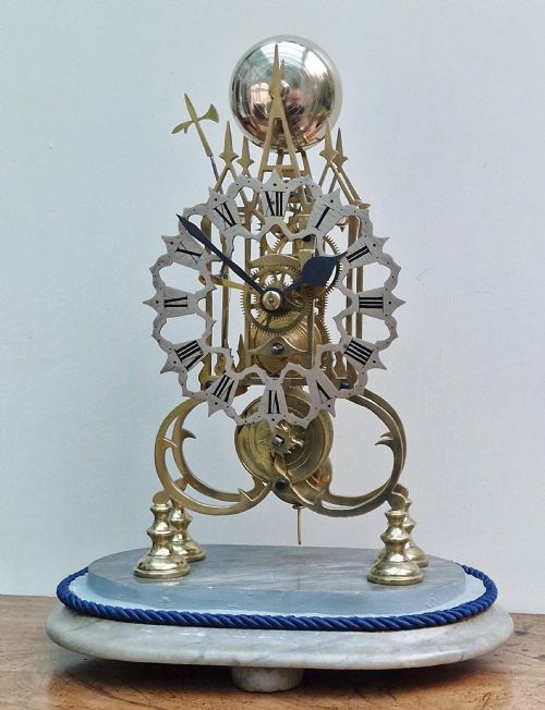 fig 1. A Victorian Skeleton Clock