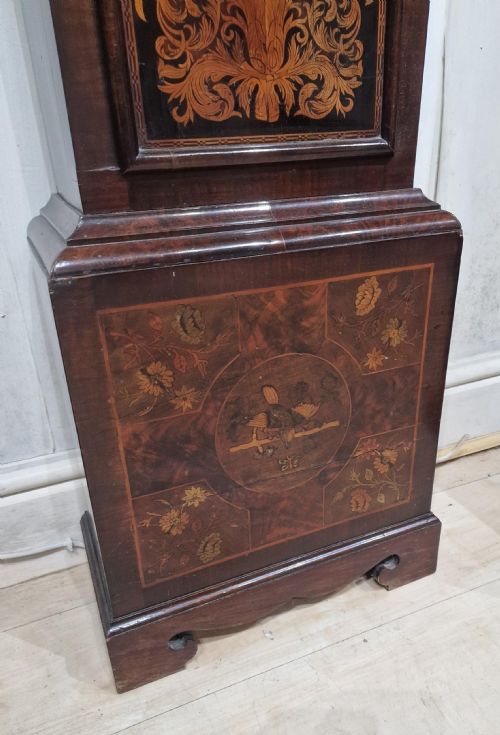 JOHN HUDSON LONDON MARQUETRY LONGCASE CLOCK - ADDITIONAL PHOTO 1