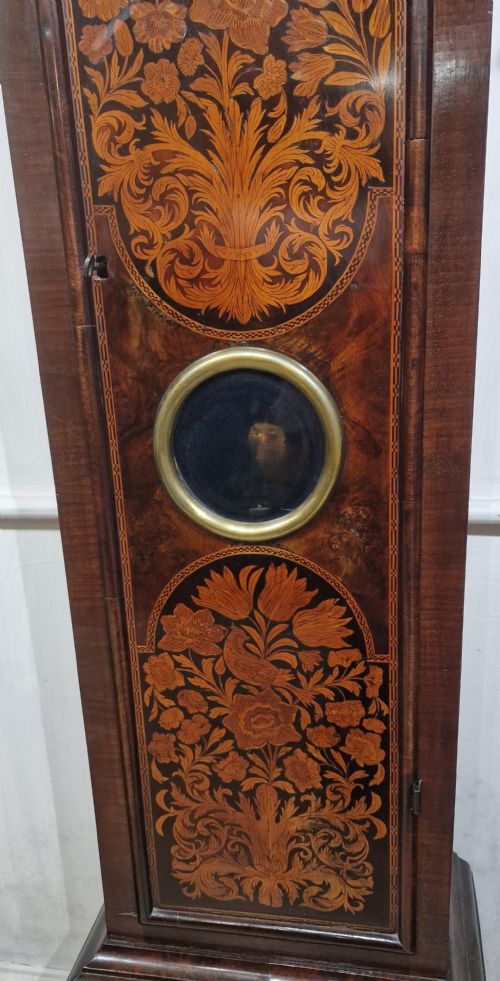 JOHN HUDSON LONDON MARQUETRY LONGCASE CLOCK - ADDITIONAL PHOTO 2