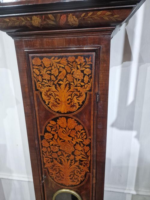 JOHN HUDSON LONDON MARQUETRY LONGCASE CLOCK - ADDITIONAL PHOTO 4