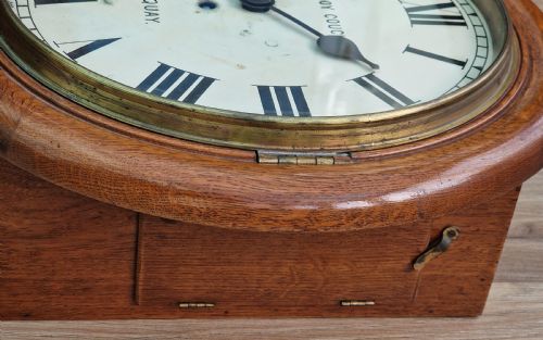 CONROY COUCH TORQUAY FUSEE DIAL WALL CLOCK - ADDITIONAL PHOTO 4